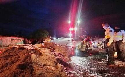 Granizada en municipio de Zacatecas sorprende a pobladores 