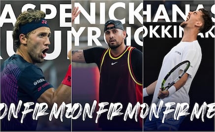 Nick Kyrgios, Casper Ruud y Kokkinakis encabezan la lista del UTS Guadalajara 2025