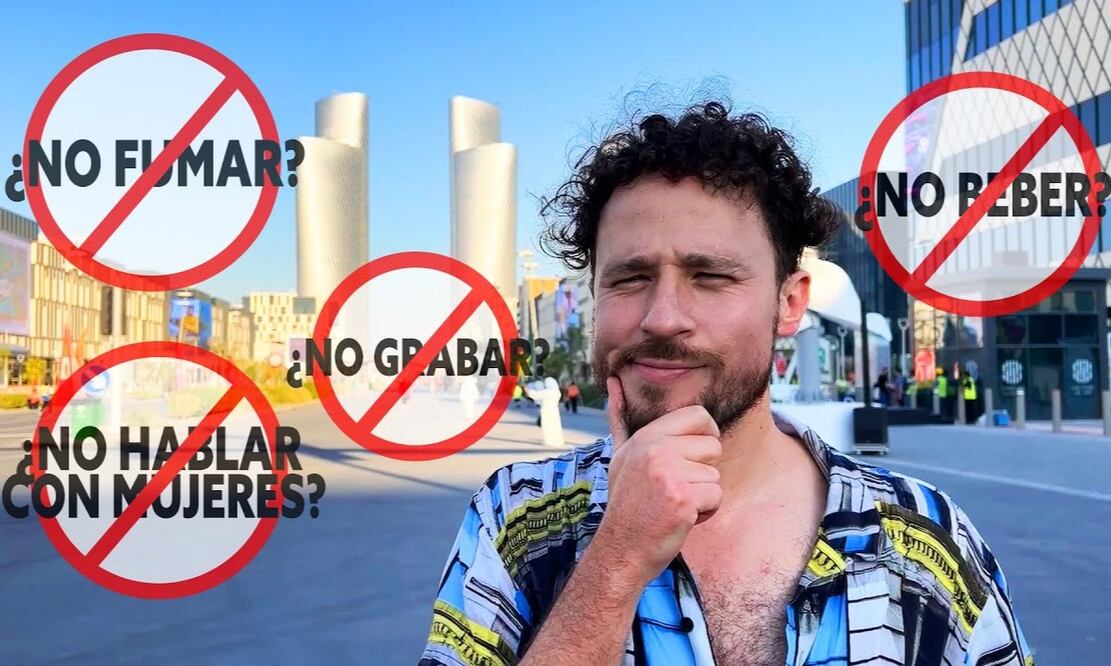 En su más reciente viaje, el famoso youtuber se encargó de desmentir algunas supuestas restricciones presentes en Qatar. Imagen: YouTube (Luisito Comunica)