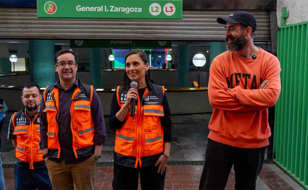 Melissa Segura Guerrero, Secretaria de Cultura de Nuevo León, inaugura primer mural de "Trazos Mundialistas" / Foto: Especial
