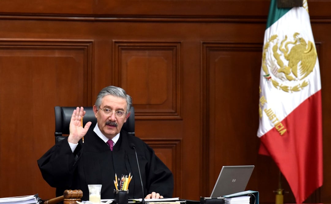 El ministro presidente de la SCJN, Luis María Aguilar Morales. Foto Notimex