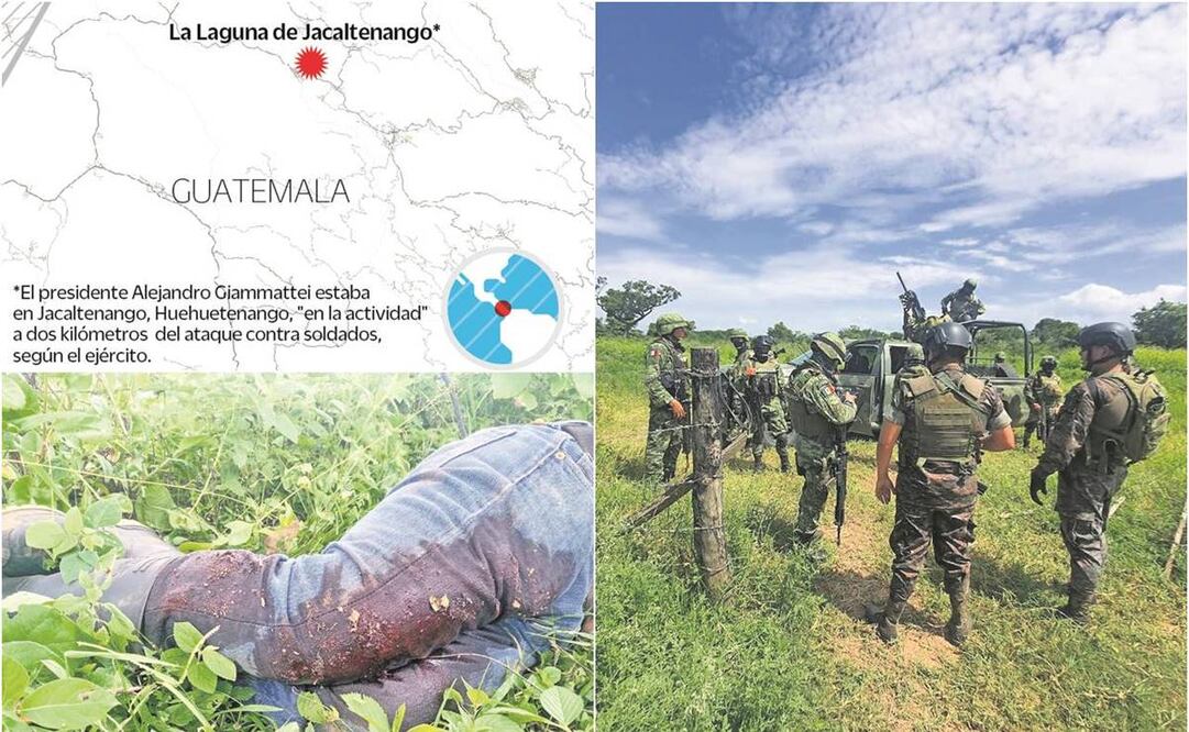 El gobierno guatemalteco dijo que “los operativos de investigación continúan por fuerzas de seguridad de Guatemala y de México”. Fotos: Ejército de Guatemala