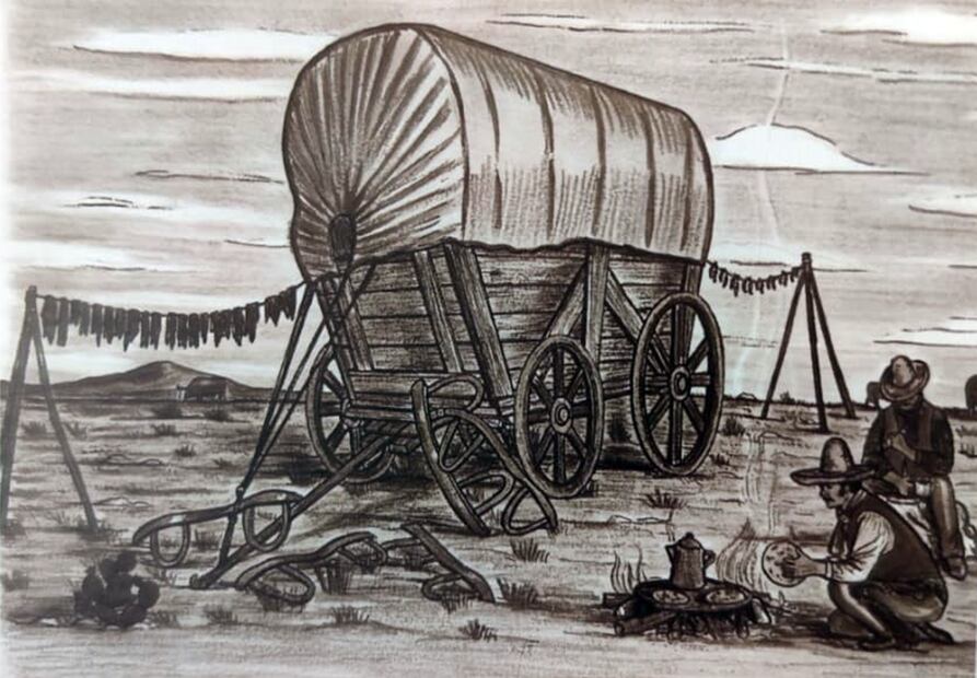 La carne seca y las tortillas de harina han sido parte de la dieta de la gente del campo en el norte de México y sur de Estados Unidos desde el siglo XIX. Imagen tomada de Wikimedia Commons.