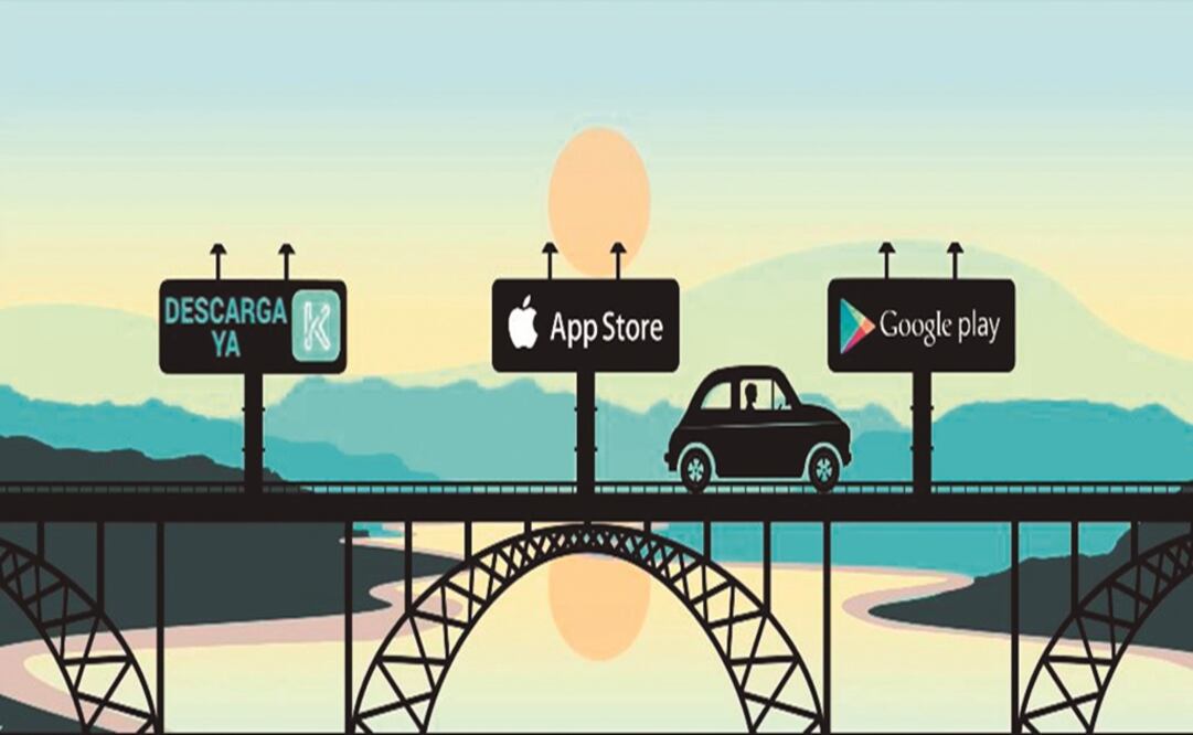 Con esta app por ejemplo, un Audi en la Ciudad de México pagaría 1.1 pesos por kilómetro. (ESPECIAL)