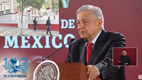 AMLO revela que colocaron una manta frente a su casa