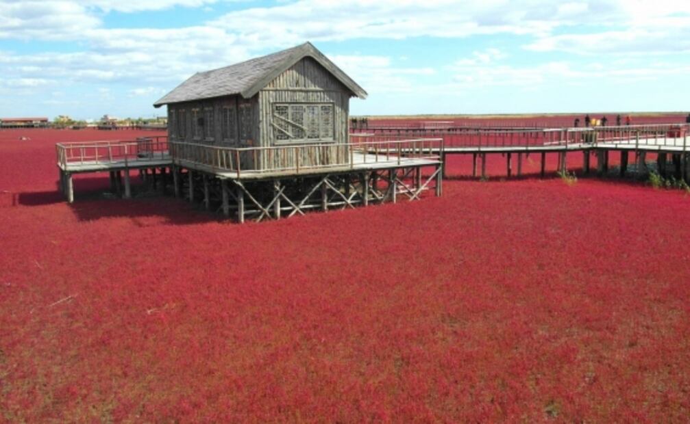 La fascinante Playa Roja que cambia de color