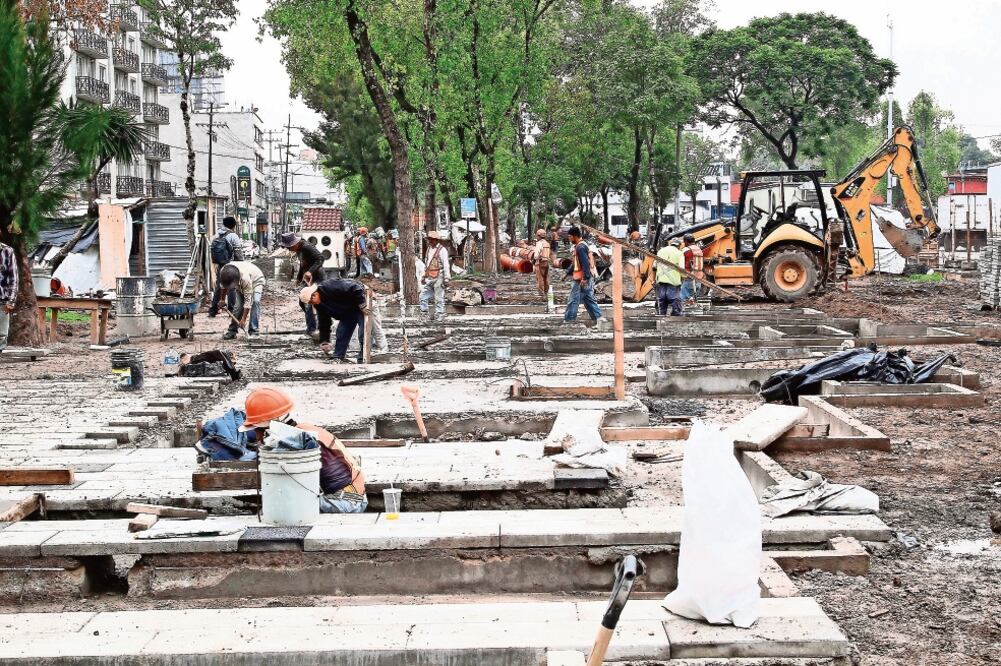 La Autoridad del Espacio Público invertirá 299 millones 560 mil pesos en lo que resta del año para obras en el centro, oriente y sur de la CDMX (ARCHIVO EL UNIVERSAL)