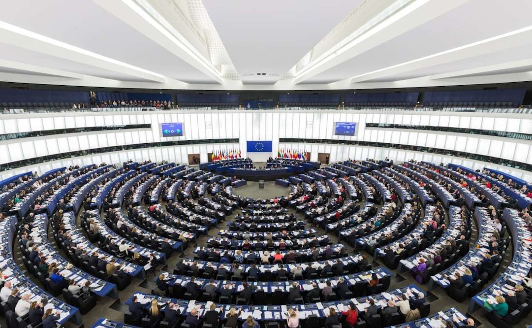 El Parlamento Europeo ratificó este miércoles el nuevo acuerdo comercial entre la Unión Europea y México (08/07/2026). Foto: Especial