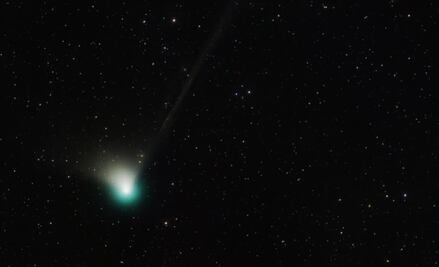 Desde tu celular, ¿en dónde puedes ver el cometa verde?