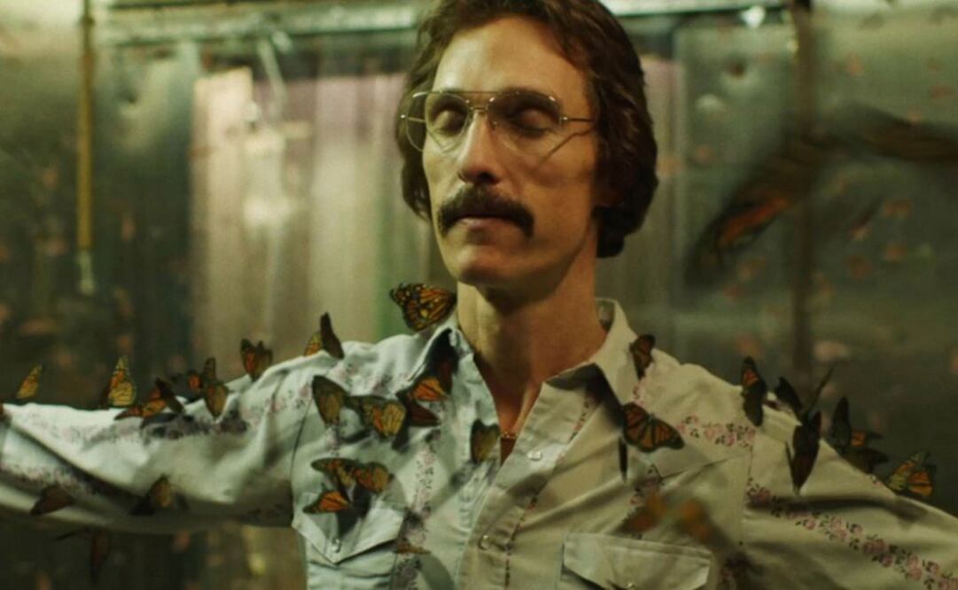 Matthew McConaughey como Ron Woodroo en “Dallas Buyers Club”. Fuente: Instagram @dallasbuyers