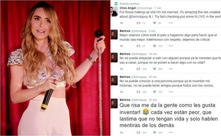 Belinda se defiende de acusaciones de "robamaridos"