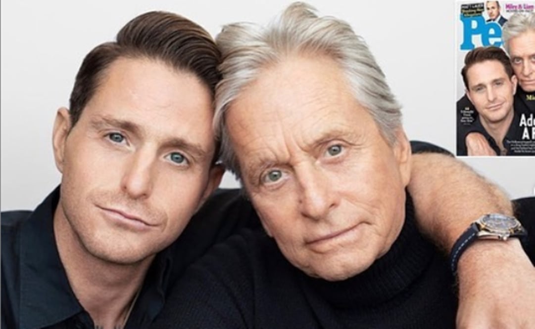 Foto: Cameron y Michael Douglas. Foto: Instagram  