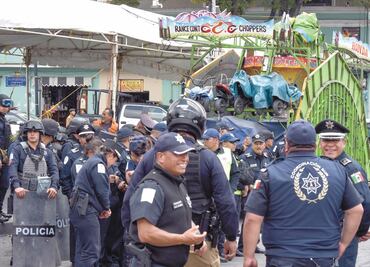 Se enfrentan por feria en Toluca