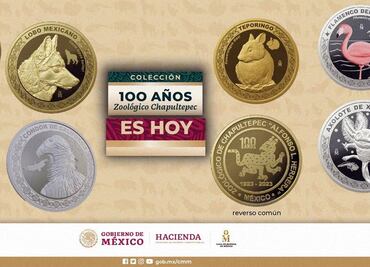 ¿Cómo son las monedas del Zoológico de Chapultepec? Estos son los animales de la colección