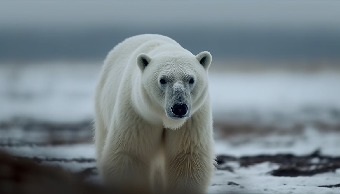 El oso polar es una de las especies que habitan el ártico. Foto: Freepik