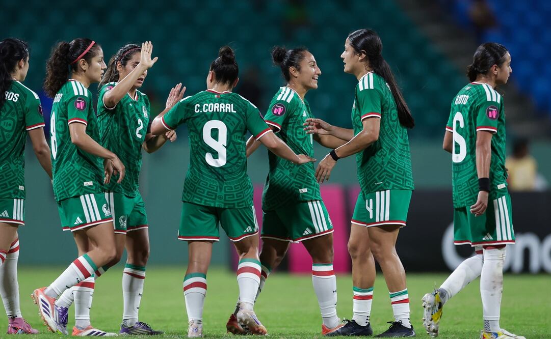 México aplasta San Vicente y las Granadinas / Foto: @Miseleccionfem en X