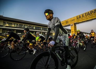 Genera caos cierre de carriles centrales de Periférico Norte por Tour de France
