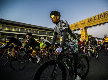 Genera caos cierre de carriles centrales de Periférico Norte por Tour de France