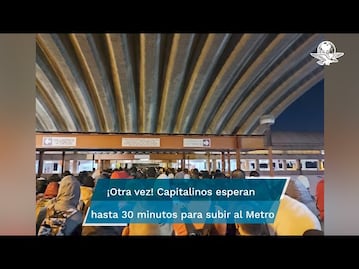 Usuarios reportan retrasos de hasta 30 minutos en la Línea A del Metro