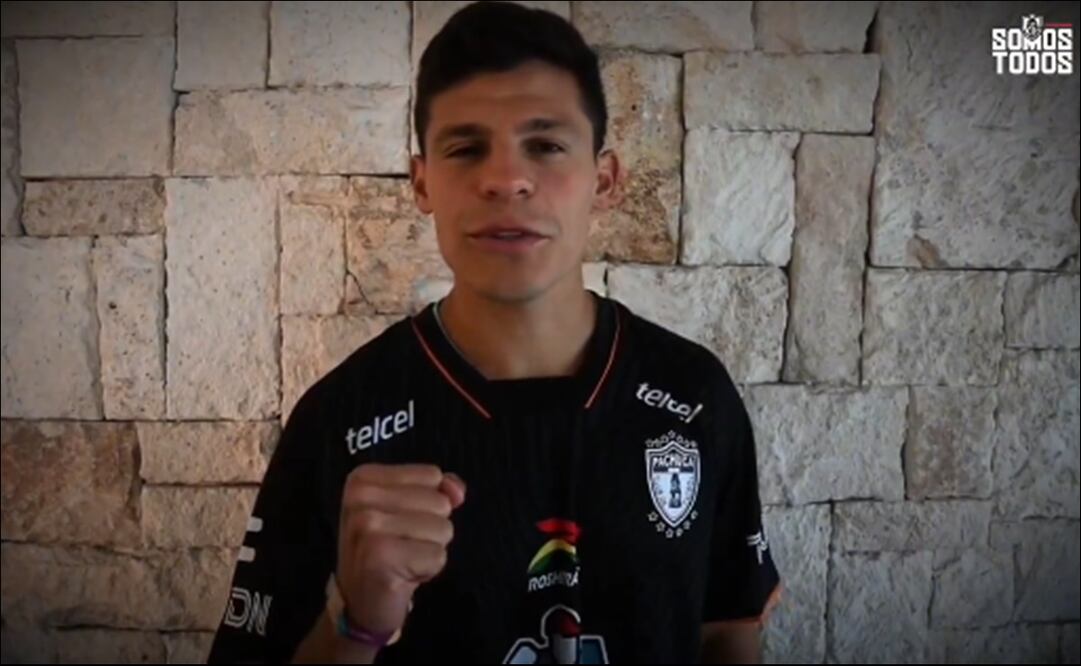 Ponchito González con la camiseta del Pachuca / Foto: Especiales