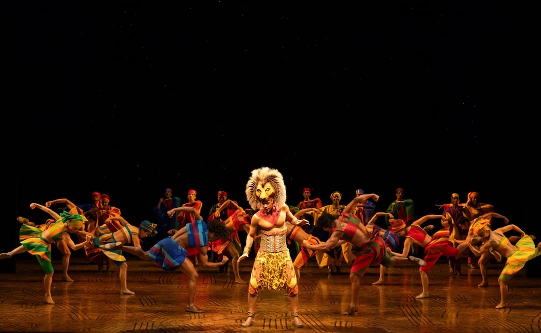 Pierre Louis como Simba en el musical "El Rey León". Foto: Cortesía.