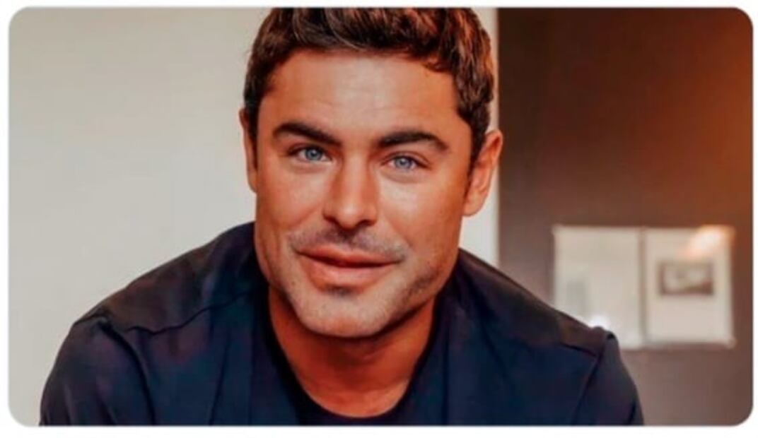 Impacta nuevo rostro de Zac Efron, lo llaman "Calamardo guapo"