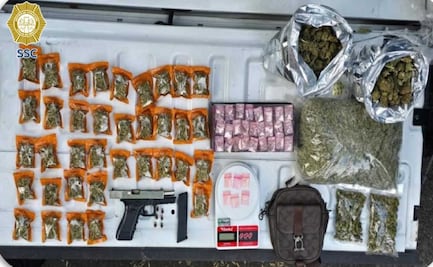 Detienen a mujer y a menor de edad en Iztapalapa; portaban dosis de droga y un arma de fuego