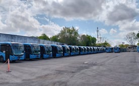 Operadores del transporte Viavén en Mérida suspenden labores; exigen mejores condiciones laborales