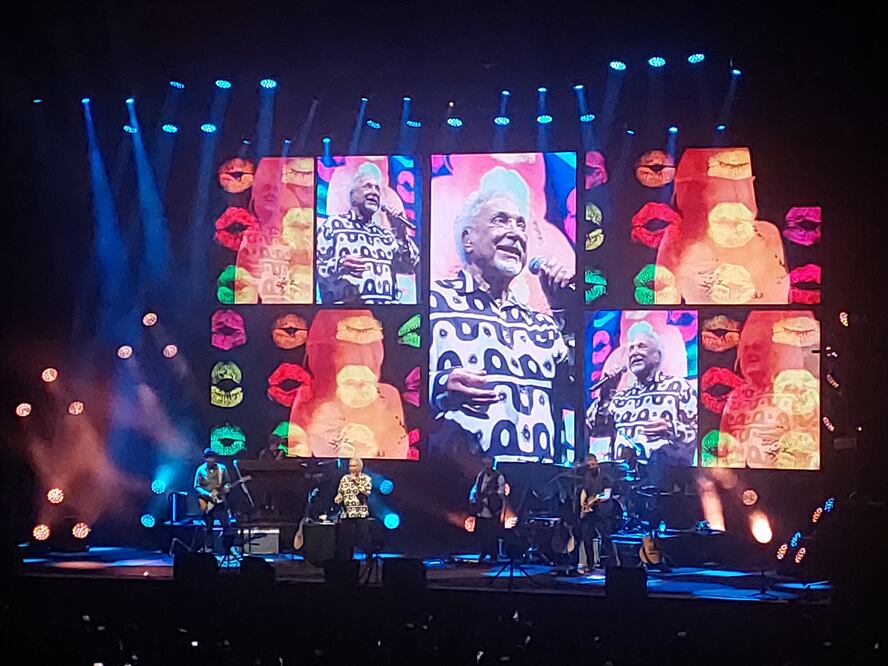 Concierto de Tom Jones. Foto: de 
Sughey Baños