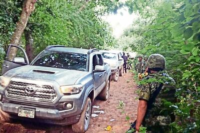 Aseguran arsenal tras balacera 