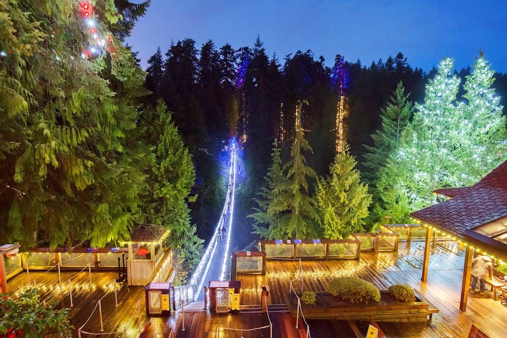 El puente es la atracción turística más antigua de Vancouver. Fotos: Capilano Suspension Bridge Park