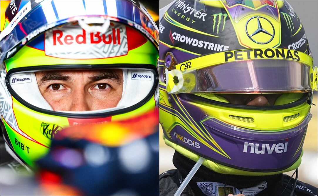 Checo Pérez y Lewis Hamilton disputan el subcampeonato del mundo en la F1 - Foto: Especial