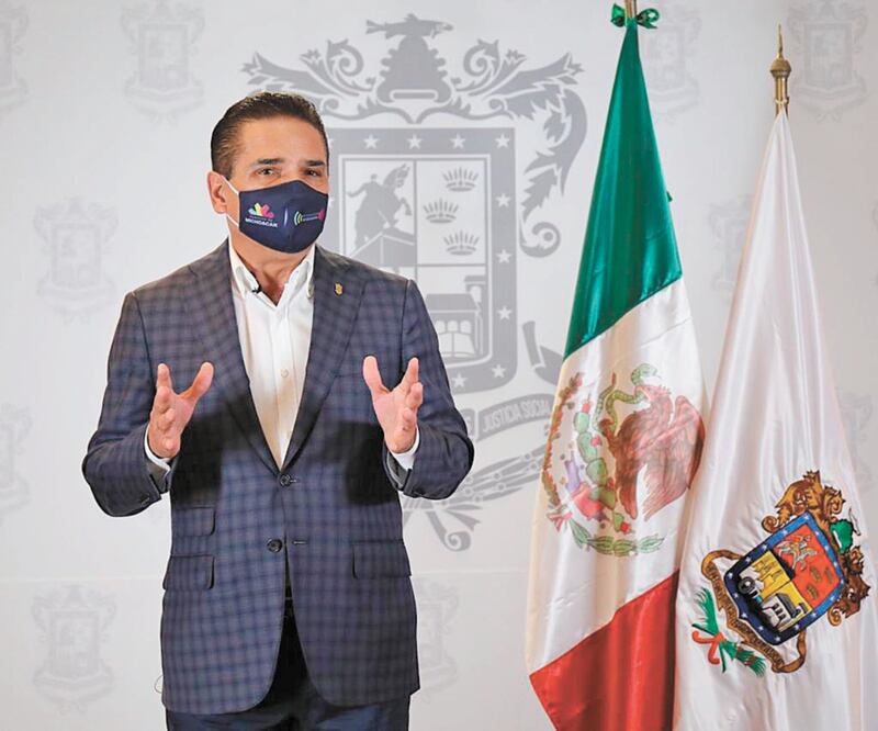 Silvano Aureoles pidió a la gente acatar las medidas de salud.