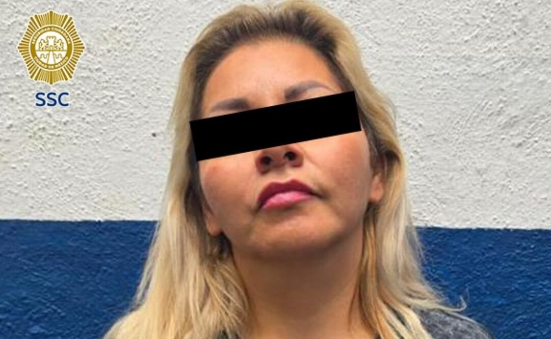 Detienen a supuesta exesposa de "El chori", uno de los líderes de la Unión Tepito (28/05/2025). Foto: