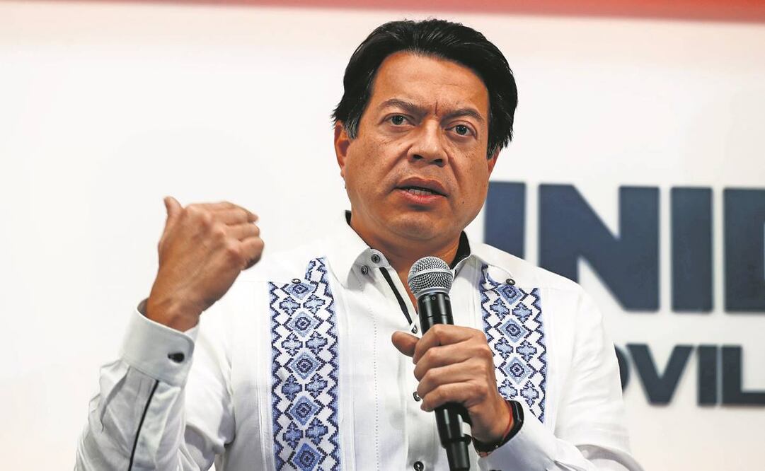 El líder nacional de Morena, Mario Delgado, asegura que siempre han pugnado por que los partidos políticos tengan menos recursos. Foto: Archivo EL UNIVERSAL