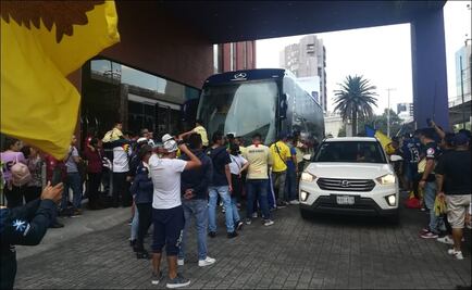 El Ritual del Kaoz custodia al América rumbo al Estadio Azteca 