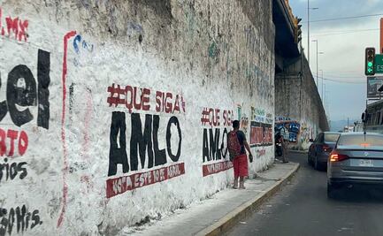 Denuncian más de 200 espectaculares en apoyo a AMLO en Veracruz