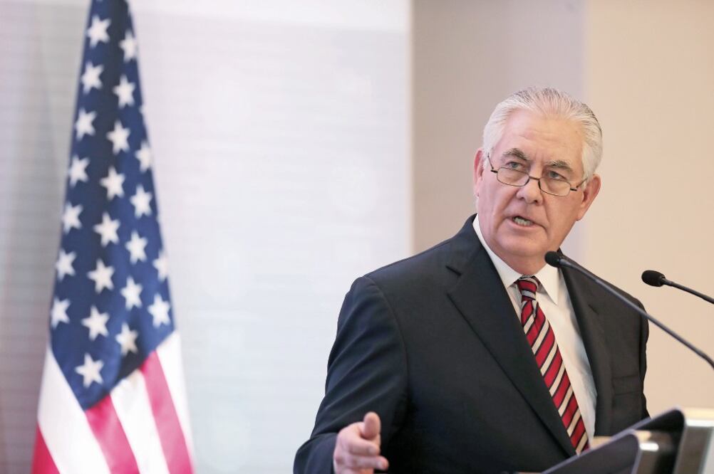 Rex Tillerson, secretario de Estado de Estados Unidos pidió al gobierno mexicano poner atención en el tema de la injerencia rusa en los procesos electora les. (ALEJANDRO ACOSTA. EL UNIVERSAL)