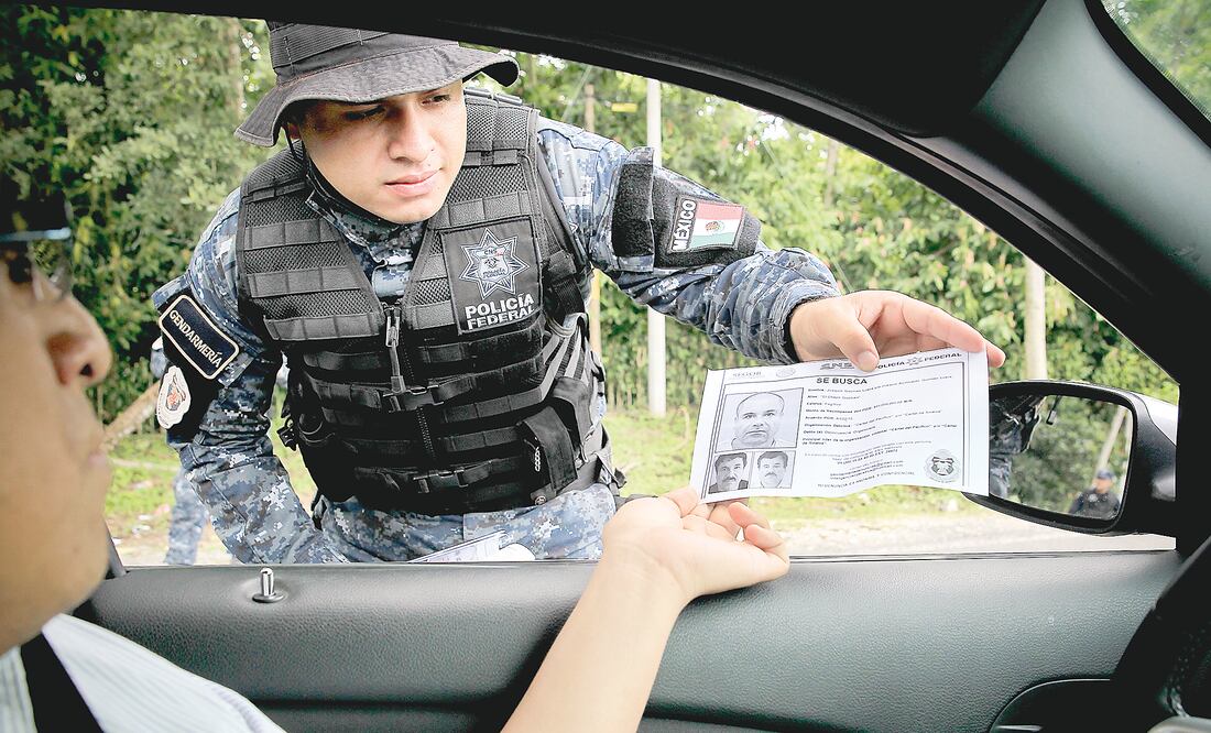 Luego de que el líder del Cártel de Sinaloa se fugara de El Altiplano, las Fuerzas Armadas reforzaron la seguridad en la frontera sur del país (ARCHIVO EL UNIVERSAL)