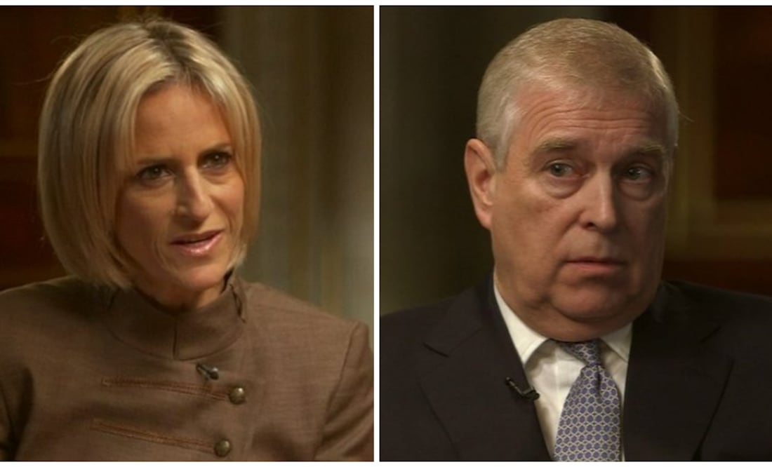 "Tiendo a ser demasiado honorable", le dijo el príncipe Andrés a la periodista de la BBC Emily Maitlis (Foto: BBC)