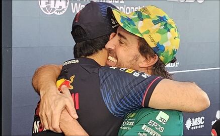 Fernando Alonso a Checo Pérez: “Nunca más me pongas esta presión porque ya tengo edad”