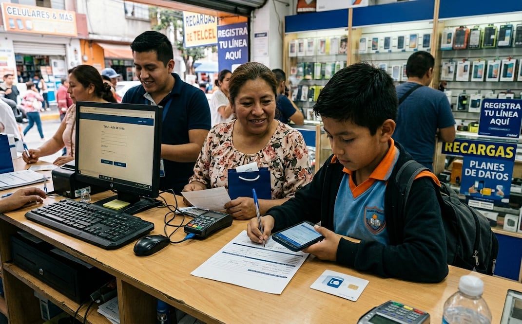 Registro Obligatorio de Celulares 2026. Foto: Creada con IA