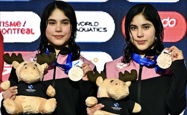 Mía y Lía Cueva conquistan bronce en Copa del Mundo de Clavados con ejecución impecable