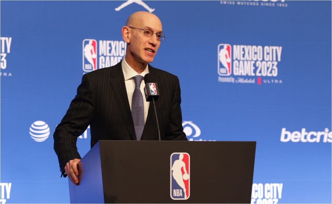Adam Silver y la posibilidad de expandir una franquicia en México. FOTO: CARLOS MEJÍA/ EL UNIVERSAL