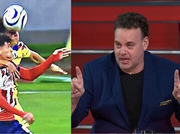 David Faitelson arremete contra el VAR por falta de Lichnovsky en el gol de América