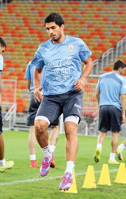 Luis Suárez está de regreso con Uruguay para enfrentar a Brasil (AHMED YOSRI. EFE)