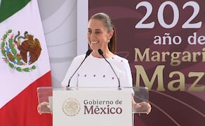 La presidenta de México, Claudia Sheinbaum, en su gira de Honestidad y Resultados en Monterrey, Nuevo León, el 06 de septiembre de 2026. Foto: Captura de pantalla X @GobiernoMX