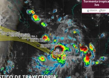 Tormenta Tropical Ivo avanza por el Pacífico; afecta 3 estados y podría intensificarse a huracán categoría 1