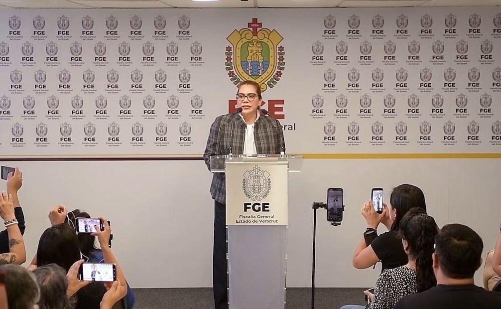 Fiscal General del Estado de Veracruz, Lisbeth Aurelia Jiménez Aguirre.
Foto: Especial.