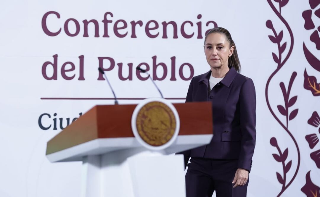 Conferencia del pueblo encabezada por la presidenta, Claudia Sheinbaum Pardo en el Salón Tesorería de Palacio Nacional. Foto: Fernanda Rojas / EL UNIVERSAL